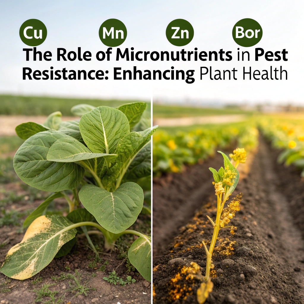 The Role of Micronutrients in Pest Resistance: Enhancing Plant Health